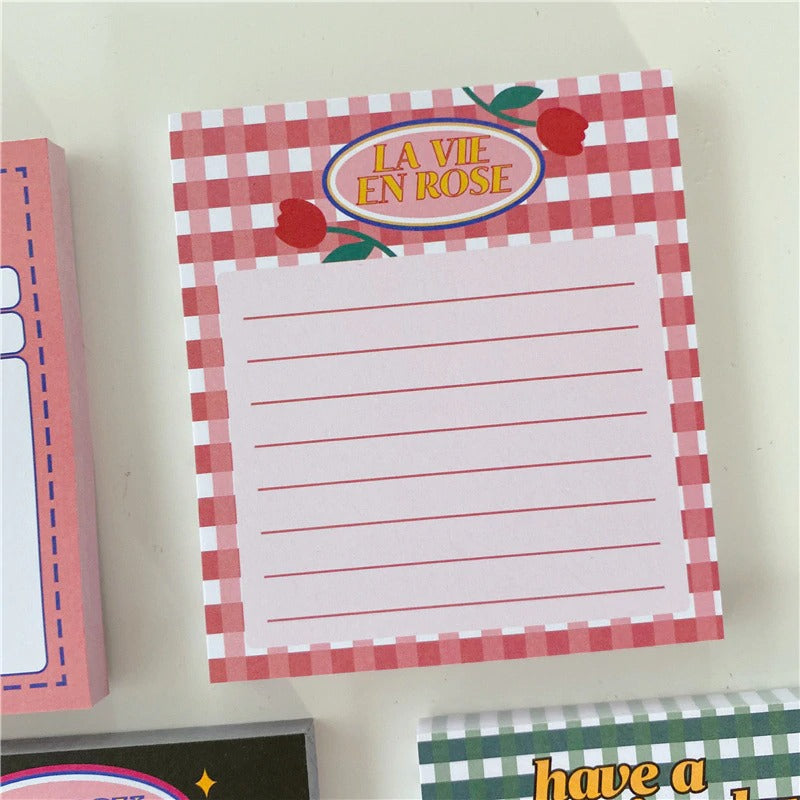 Schattige Memoblaadjes