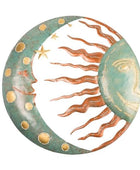Zon & Maan Bronzen Wanddecoratie