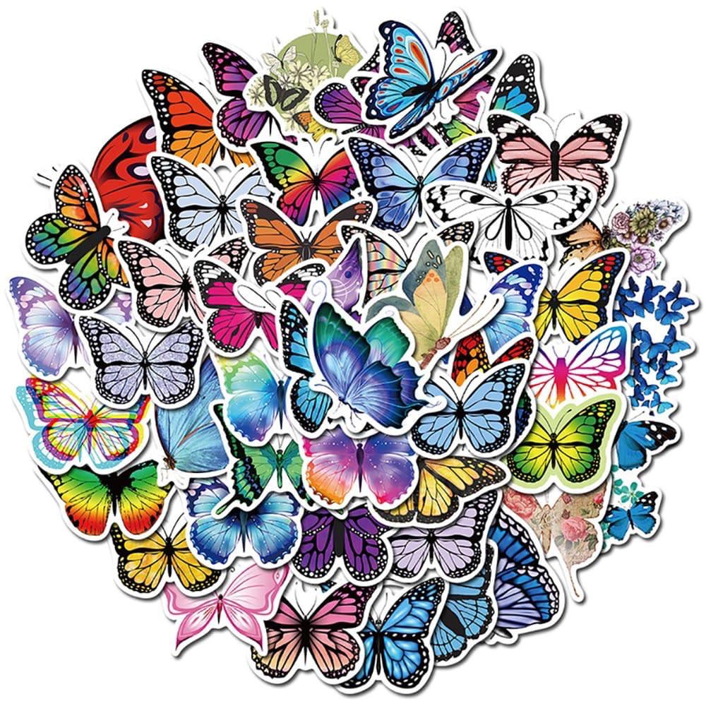 Vlinder Sticker Set