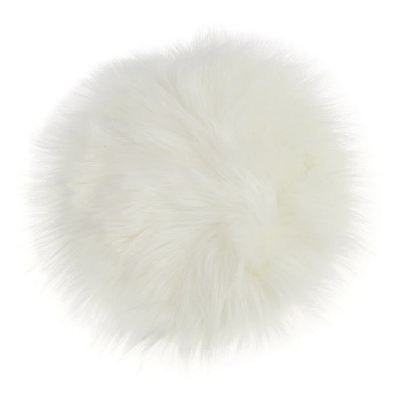 Faux Fur Rond Kussen
