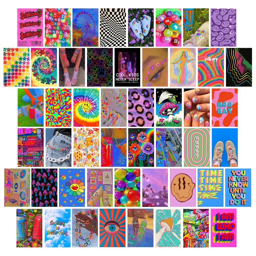 Indie Wandcollage Kaarten