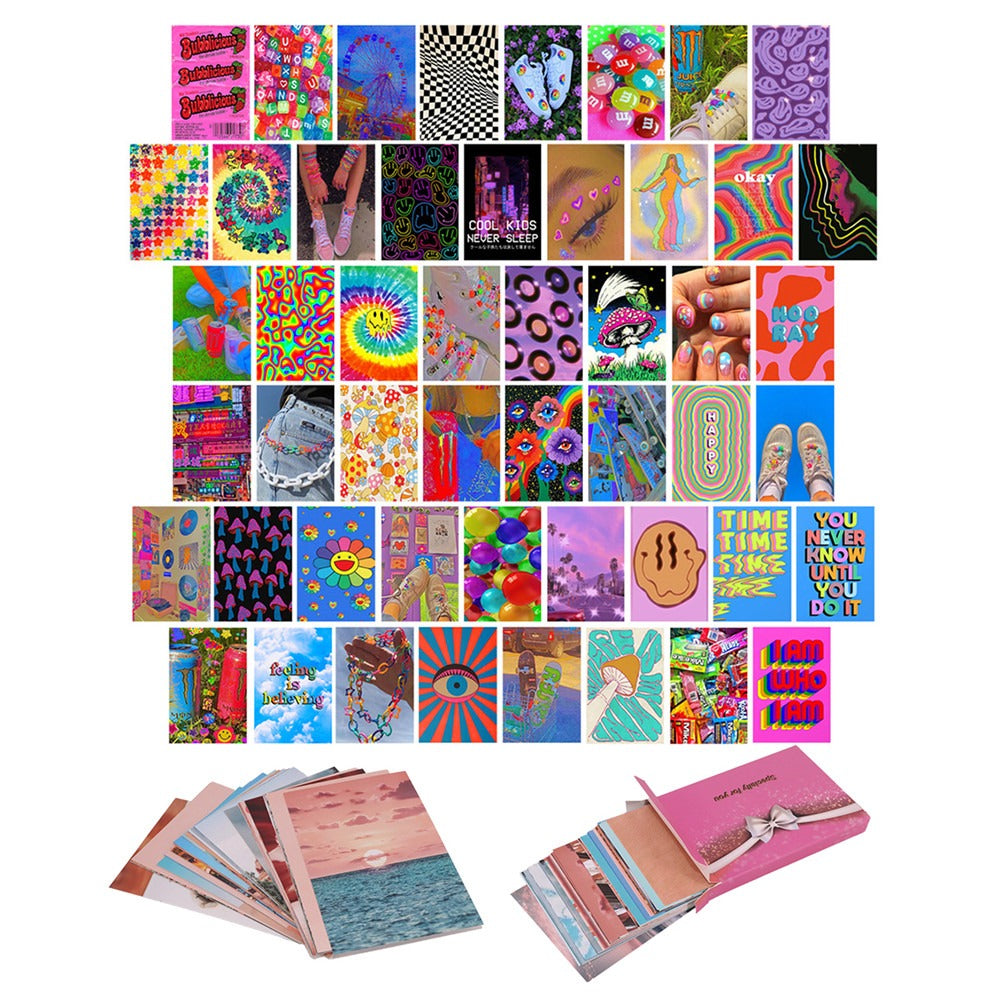 Indie Wandcollage Kaarten
