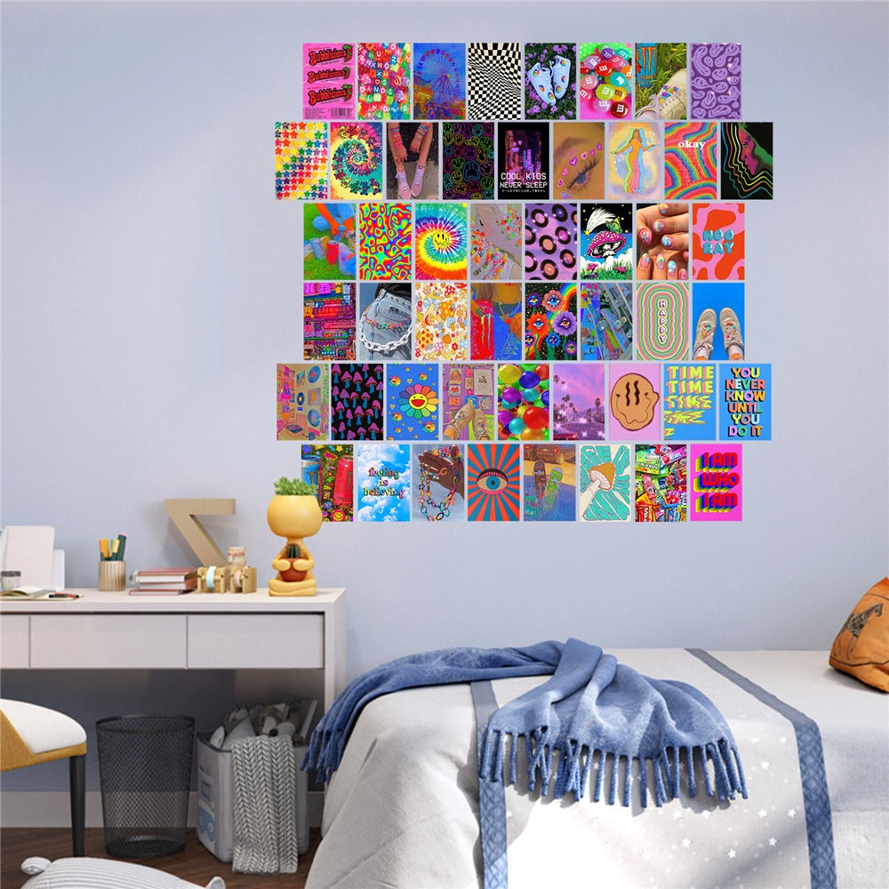 Indie Wandcollage Kaarten