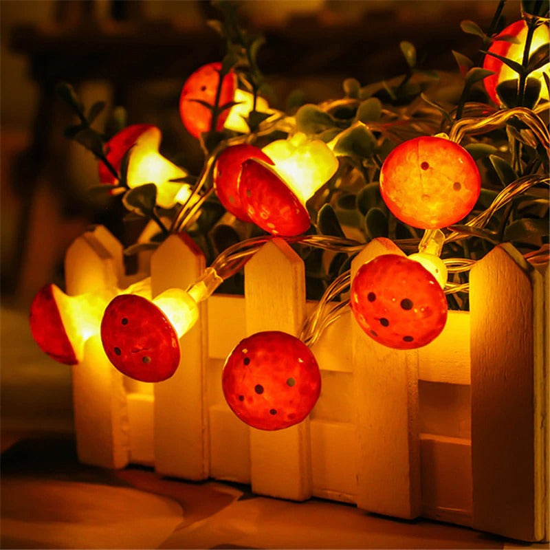 Paddenstoel Slingerlichtjes