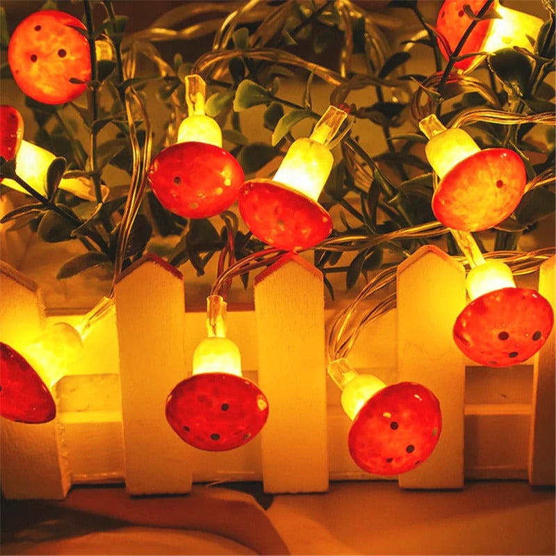 Paddenstoel Slingerlichtjes