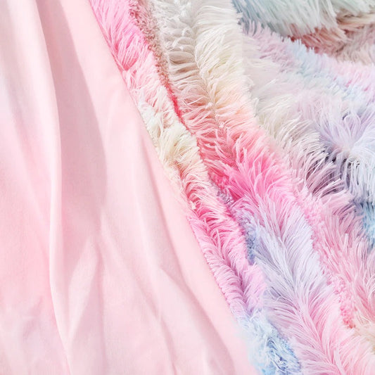 Fluffy Unicorn Deken