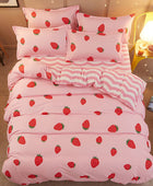 Aardbeien Beddengoed Set