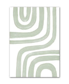 Sage Green Aesthetic Ornamenten Canvas Posters