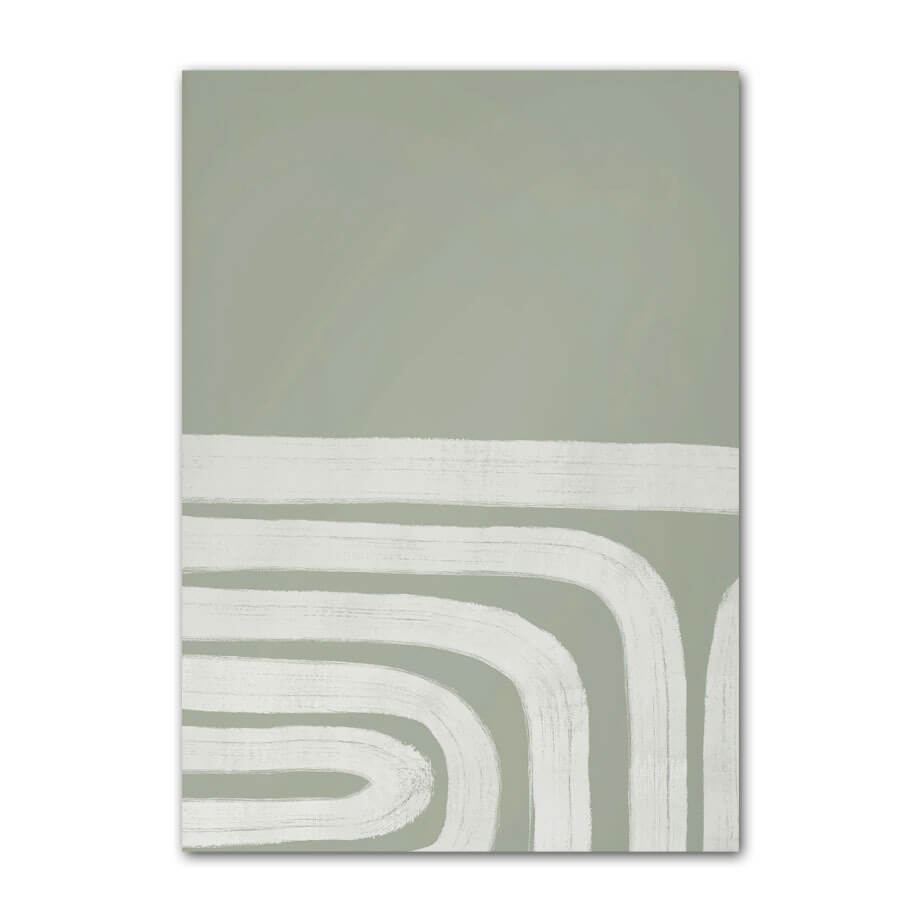 Sage Green Aesthetic Ornamenten Canvas Posters