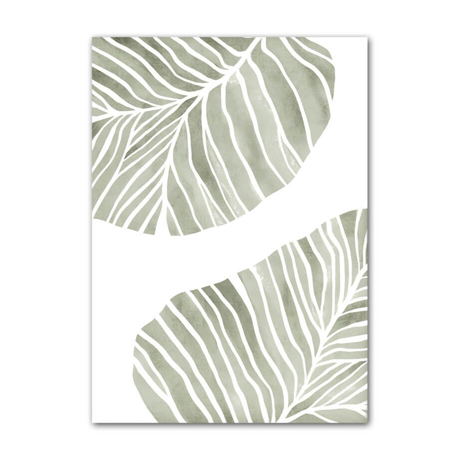 Sage Green Aesthetic Ornamenten Canvas Posters