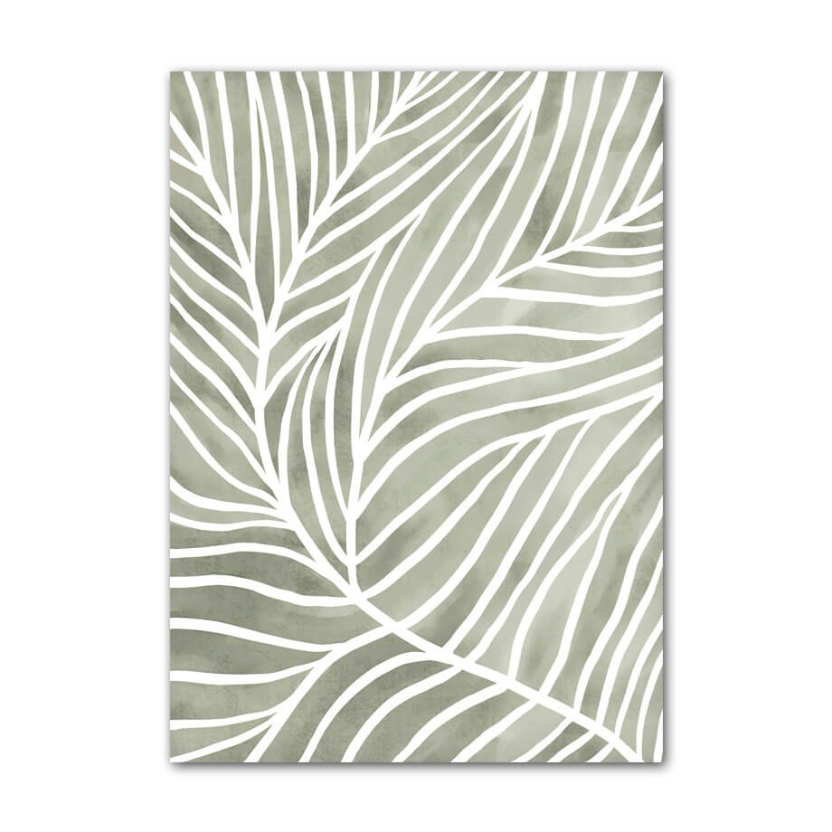 Sage Green Aesthetic Ornamenten Canvas Posters