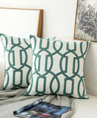 Sage Green Patronen Kussenhoes