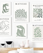Sage Green Cut Outs Canvas Posters