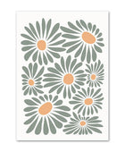 Sage Green Cut Outs Canvas Posters