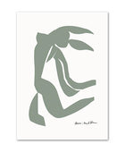 Sage Green Cut Outs Canvas Posters