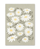 Sage Green Bloemen Canvas Posters