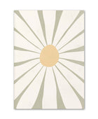 Sage Green Bloemen Canvas Posters