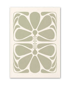 Sage Green Bloemen Canvas Posters
