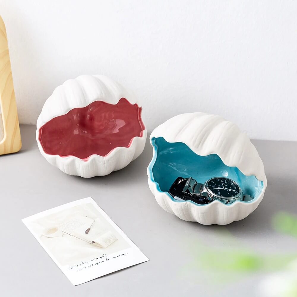 Zee Schelp Keramische Sieradenschotel