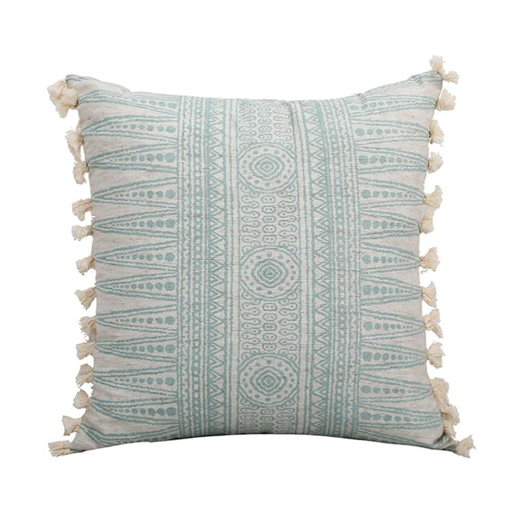Shabby Chic Groene Kussenhoes
