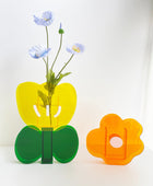 Bloemen Acryl Vaas