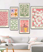 Flower Market Canvas Posters