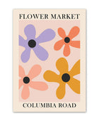Flower Market Canvas Posters