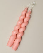 Spiraalvormige Pastel Geurkaarsen (2 Stuks)
