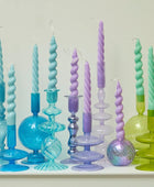 Spiraalvormige Pastel Geurkaarsen (2 Stuks)