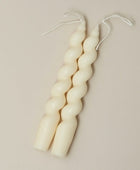 Spiraalvormige Pastel Geurkaarsen (2 Stuks)