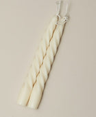 Spiraalvormige Pastel Geurkaarsen (2 Stuks)