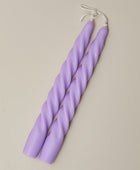 Spiraalvormige Pastel Geurkaarsen (2 Stuks)