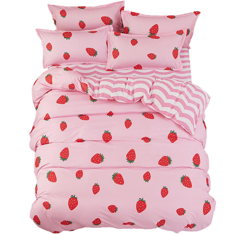 Aardbeien Beddengoed Set