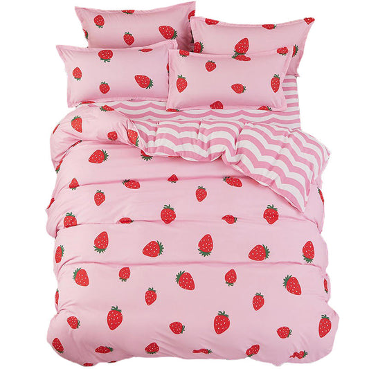 Aardbeien Beddengoed Set