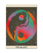 Trippy Rainbow Vaporwave Canvas Posters