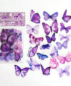 Vintage Vlinder Sticker Set