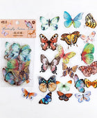 Vintage Vlinder Sticker Set