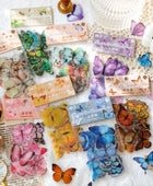 Vintage Vlinder Sticker Set