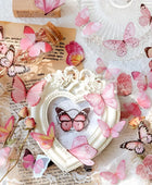 Vintage Vlinder Sticker Set