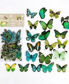 Vintage Vlinder Sticker Set