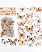 Vintage Vlinder Sticker Set