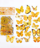 Vintage Vlinder Sticker Set