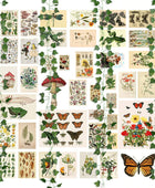 Vintage Botanische Wandcollage Kit