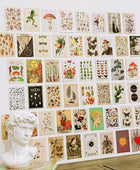 Retro Botanische Wandcollage Kaarten
