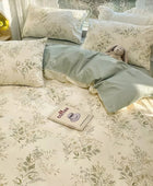 Vintage Lichte Bloemenprint Beddengoedset