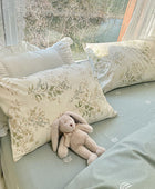 Vintage Lichte Bloemenprint Beddengoedset