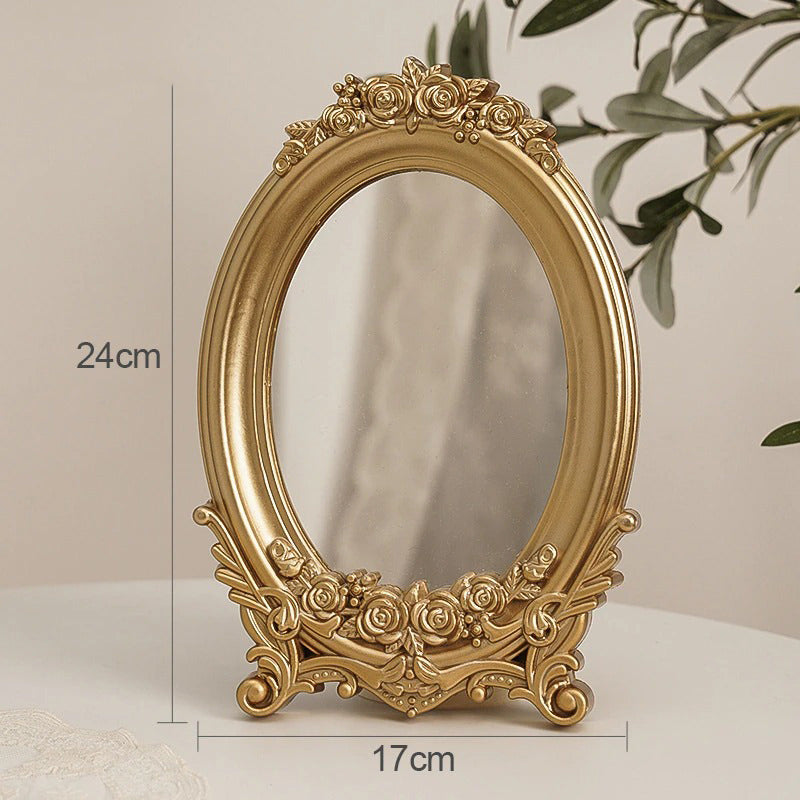 Vintage Golden ArtHoe Spiegel