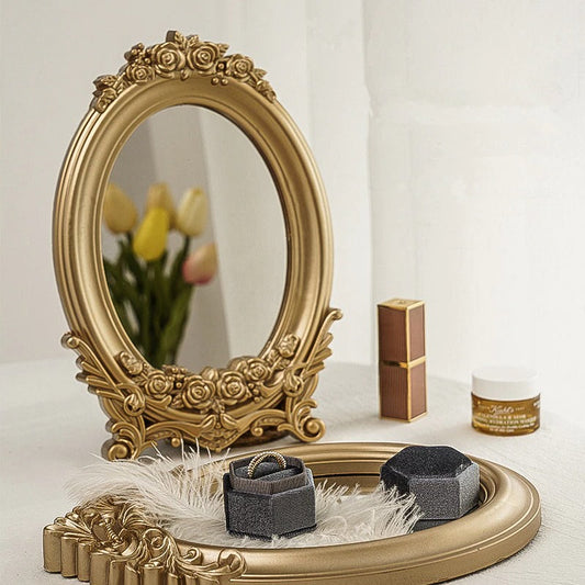 Vintage Golden ArtHoe Spiegel