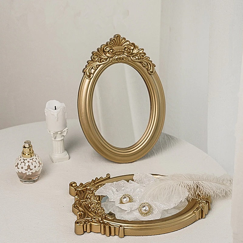 Vintage Golden ArtHoe Spiegel