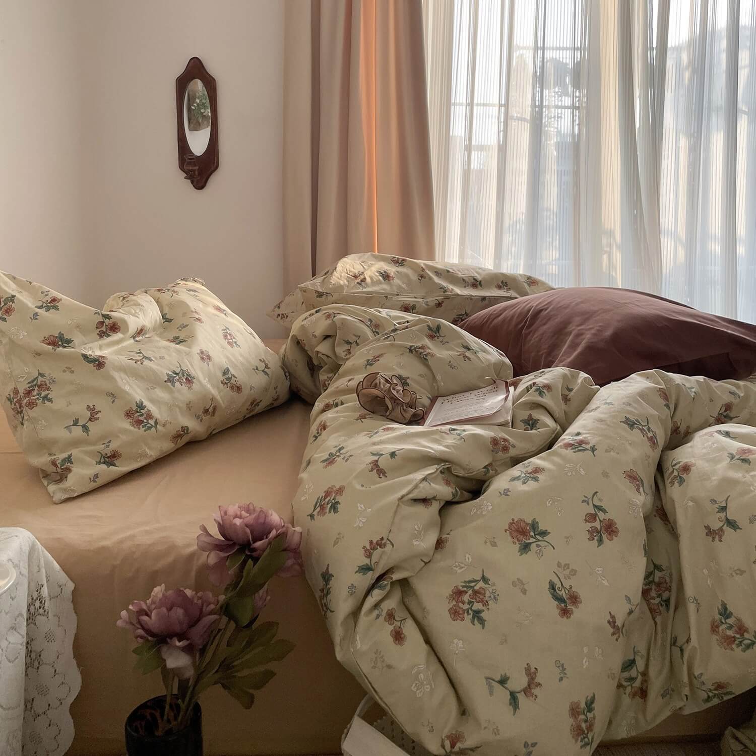 Old Fashioned Bloemen Beddengoedset